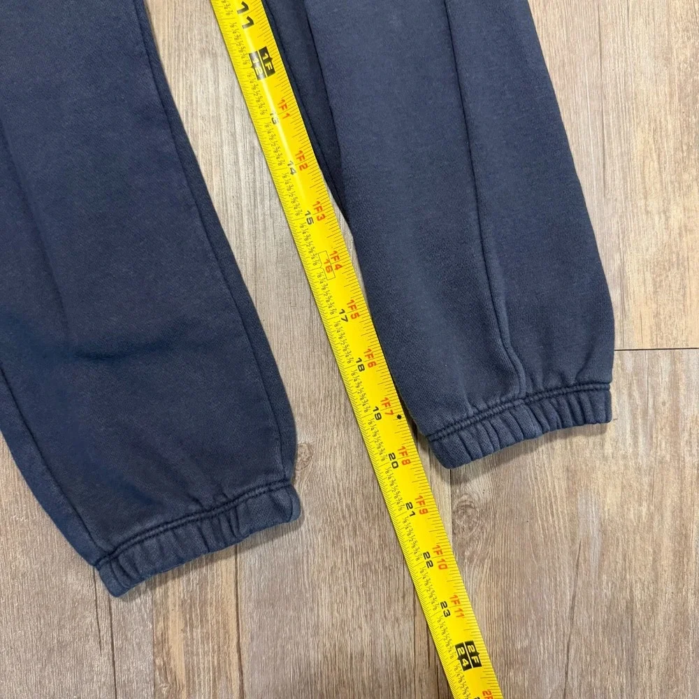 Gap‎ Sweatpants Girls L Blue Fleece Lined Drawstring Running Training Athleisure